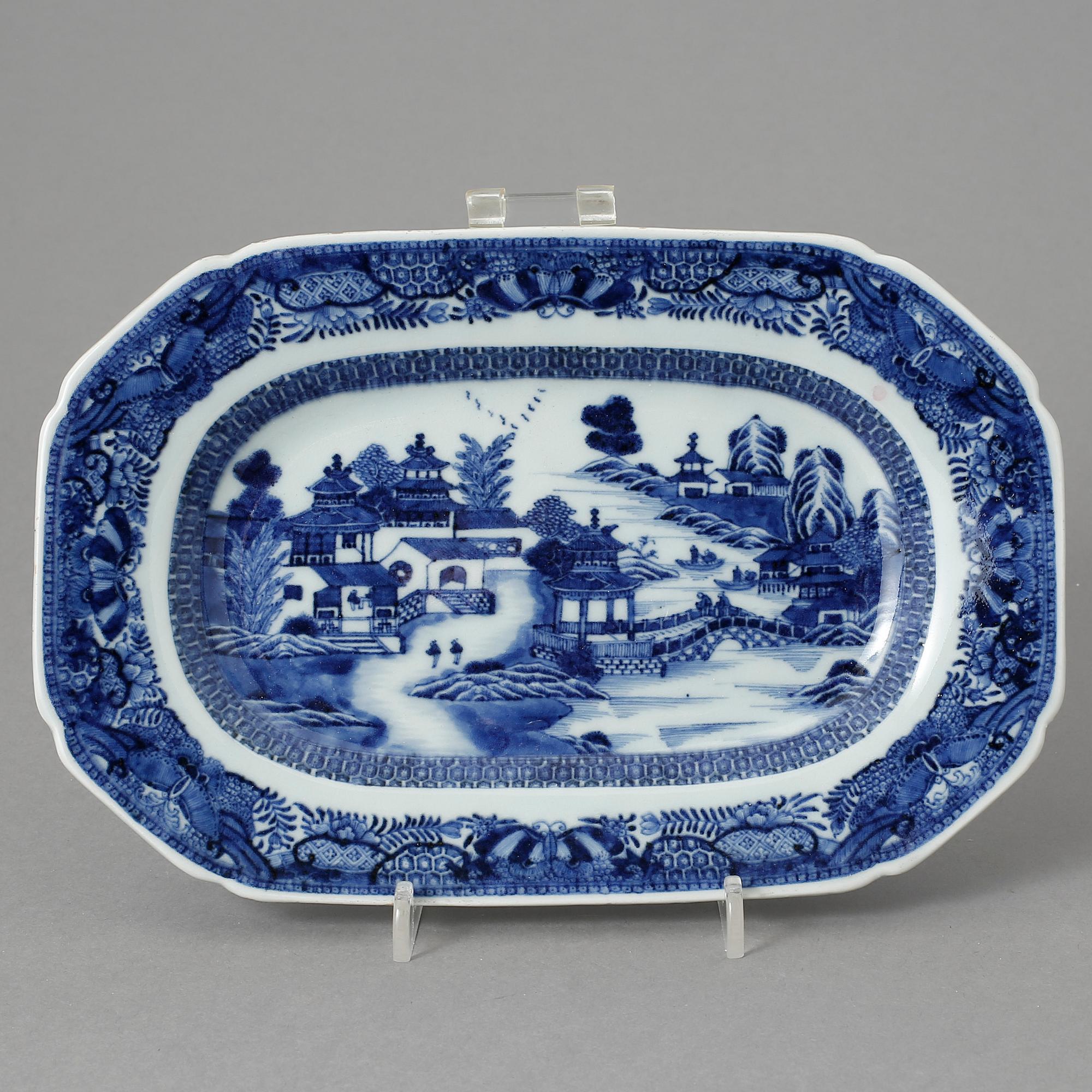 STEKFAT, porslin, Qianlong, Kina 1700-tal.