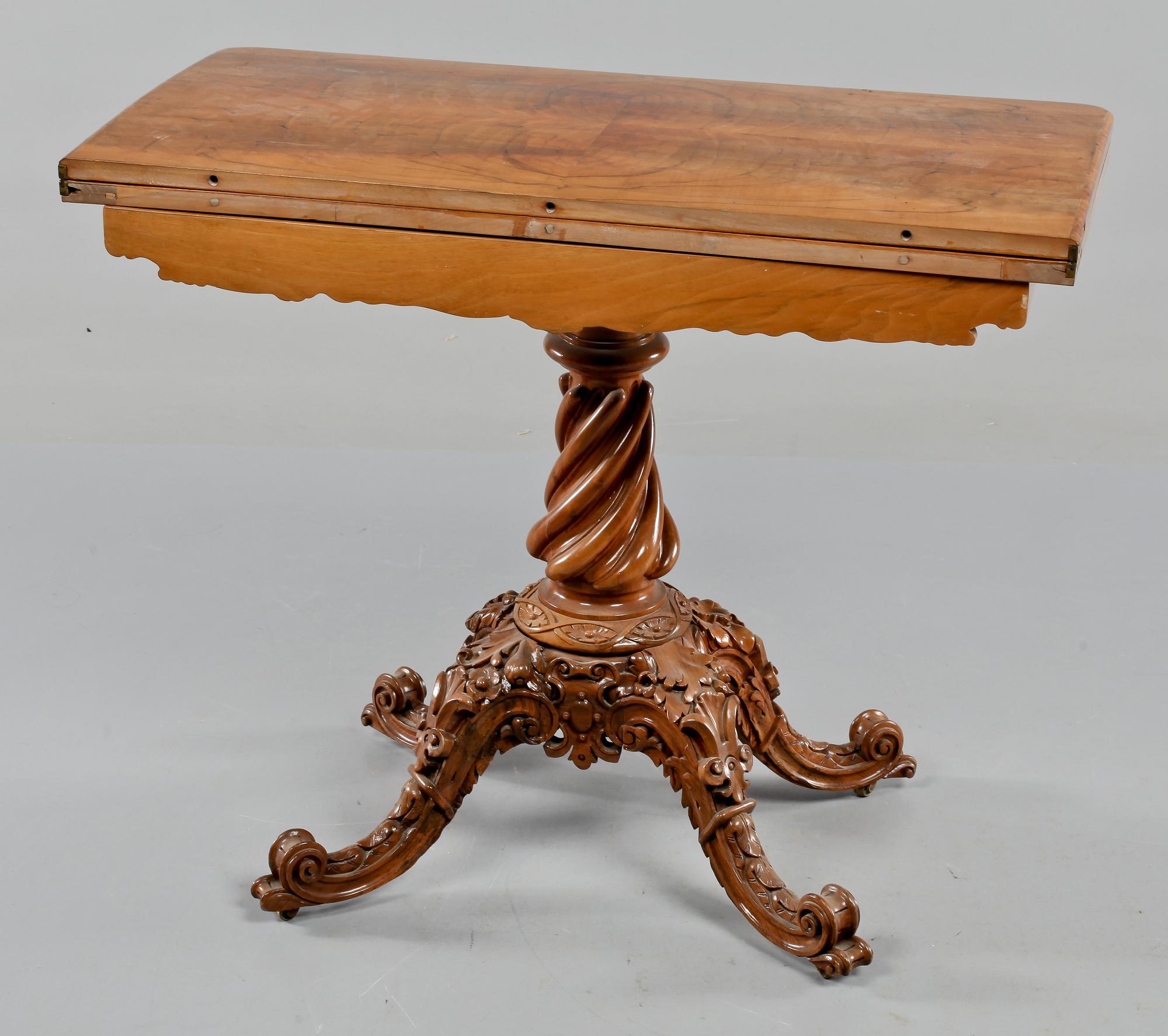 SPELBORD, nyrokoko, 1800-talets andra hälft.