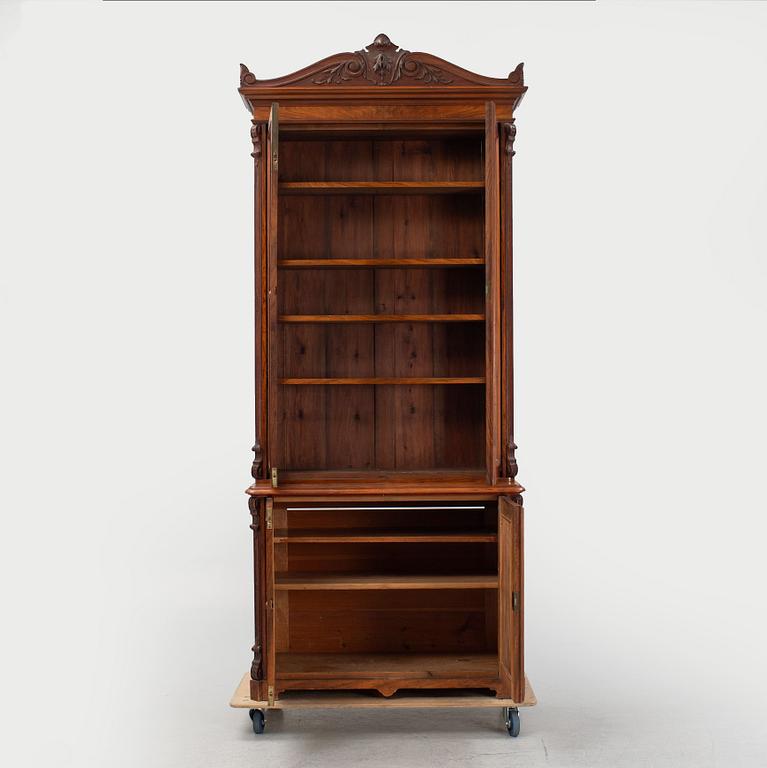 A book cabinet, 1870's.