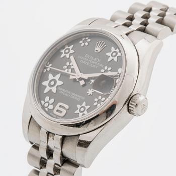 ROLEX, Oyster Perpetual Datejust, armbandsur, 31 mm,