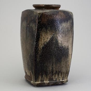 A monumental stoneware vase by Gutte Eriksen.