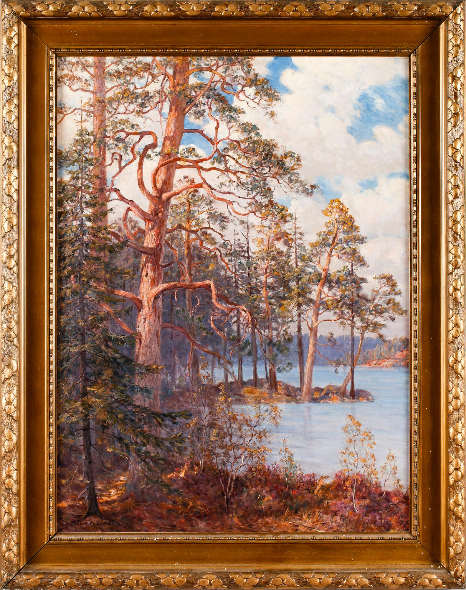 WILHELM DAHLBOM, olja på duk, signerad.