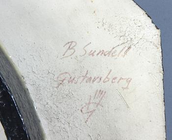 VÄGGUR, stengods, Britt-Louise Sundell, Gustavsberg Studio.