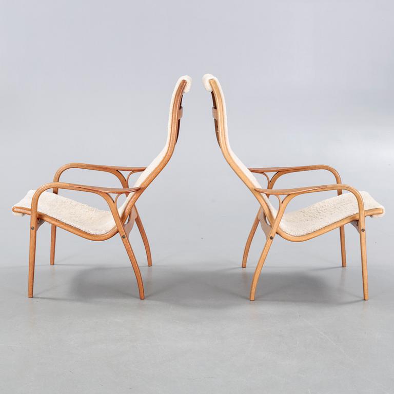 a pair of "Lamino" armchairs, Swedese.