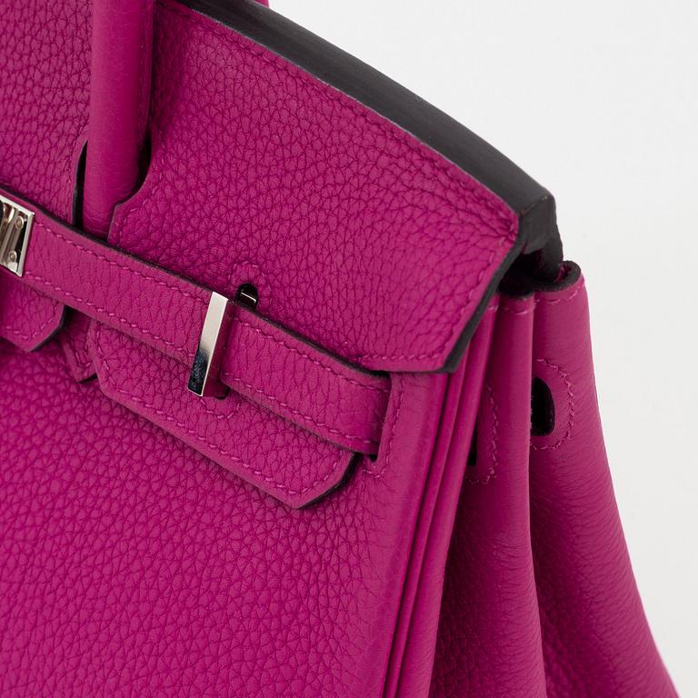 Hermès, a Rose Pourpre Togo leather 'Birkin 25' handbag, 2018.