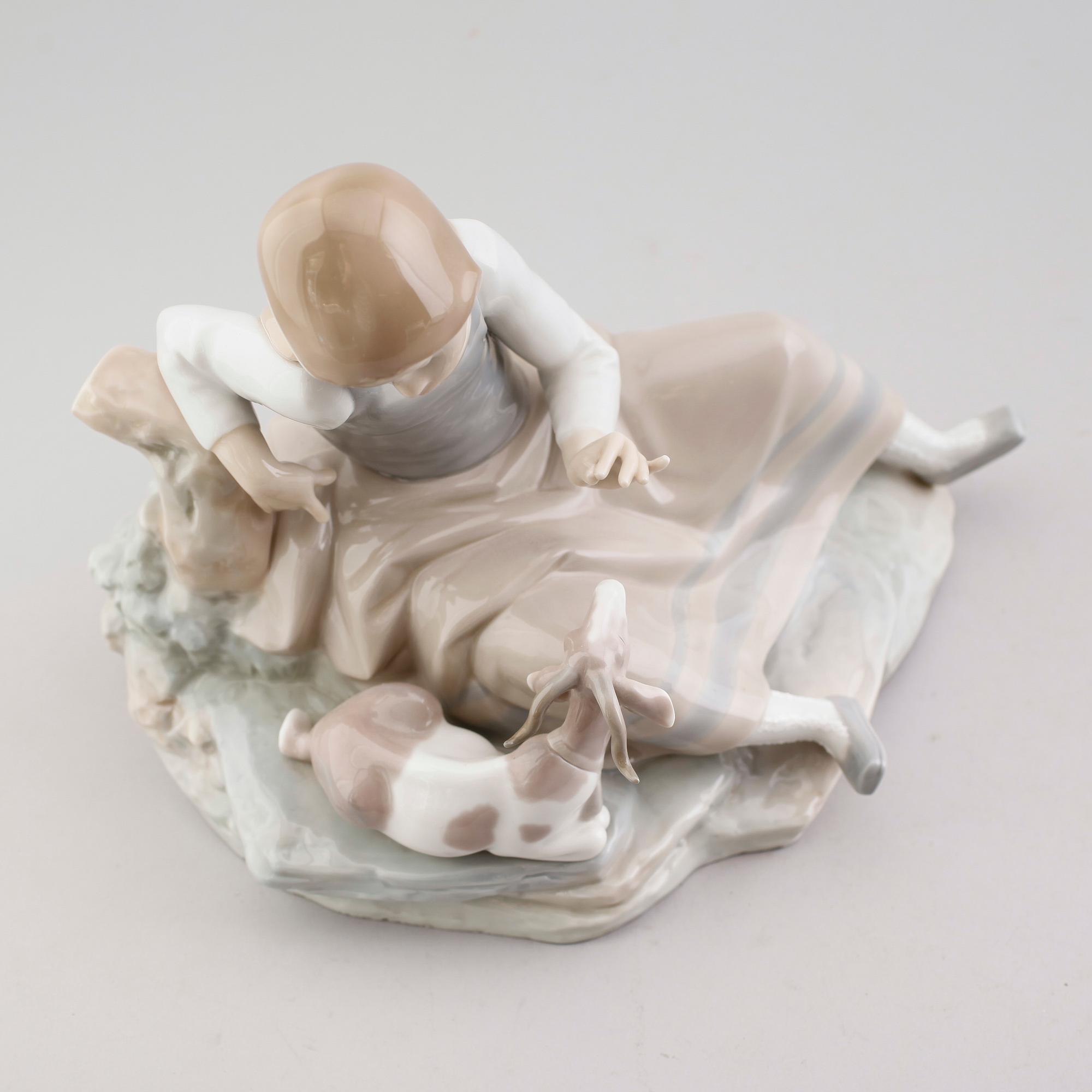 FIGUR, porslin, Lladro, 1900-talets andra hälft.