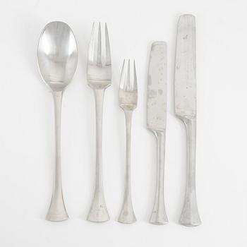 A Danish steel cutlery, Jens Harald Quistgaard, Dansk Designs France IHQ (74 pieces).