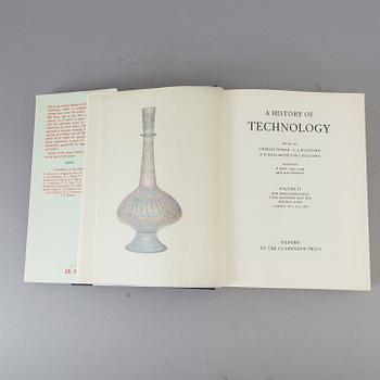 5 books "A history of technology" volume I-V.