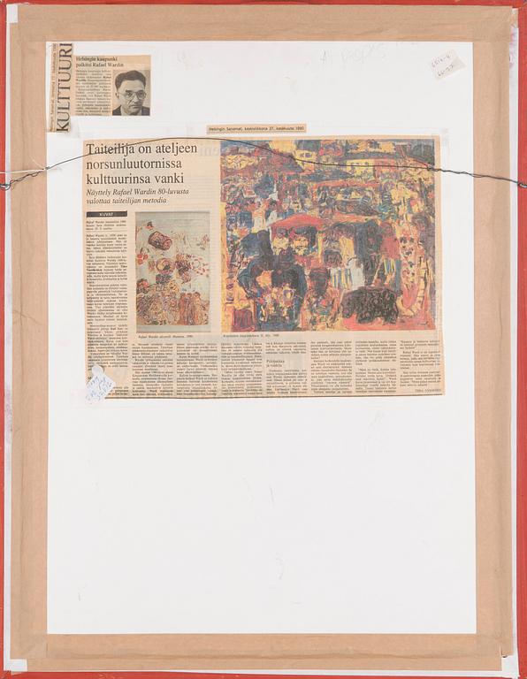 Rafael Wardi, Damen vid stolen.