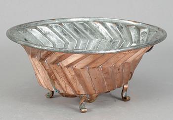 ALADÅBFORM, koppar, stämpelmärkt LW, 1700/1800-tal.