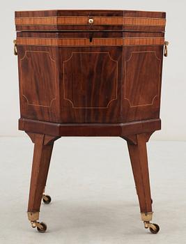 An English late 18th century wine cooler.