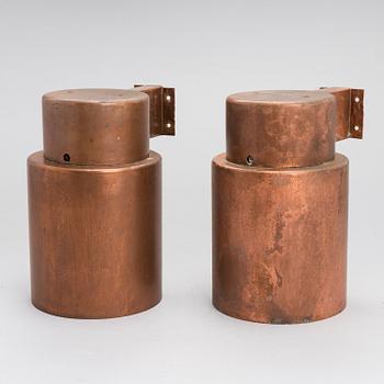 LISA JOHANSSON-PAPE, A pair of wall lamps type 17-033 by Orno, Finland.