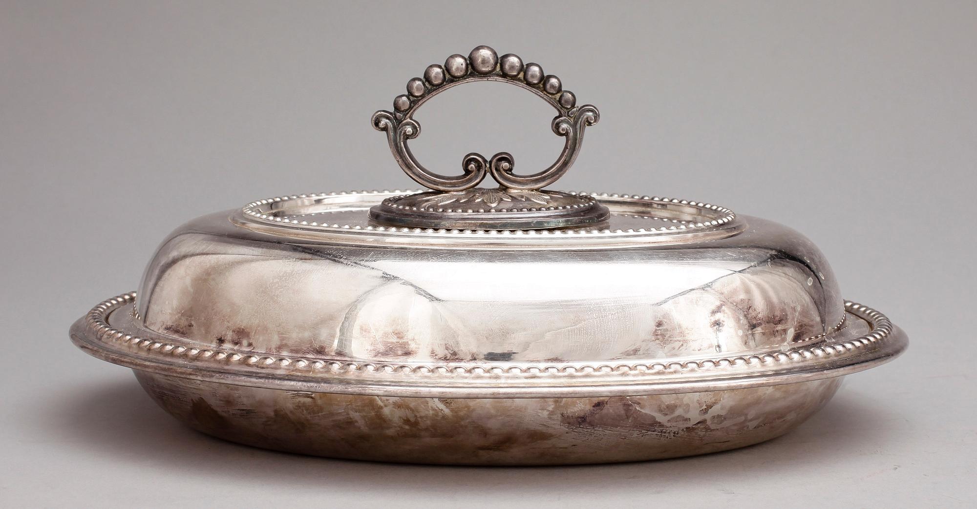 DUBBELKAROTT, nysilver, GAB, Stockholm, 1900-tal.