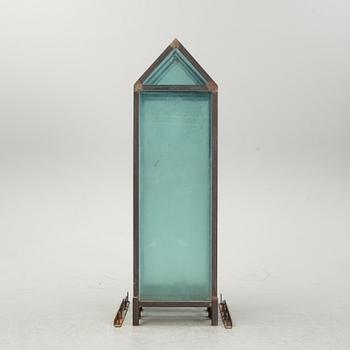 Karin Lind, stål och glas, 3 delar, utförd 2001, unik.