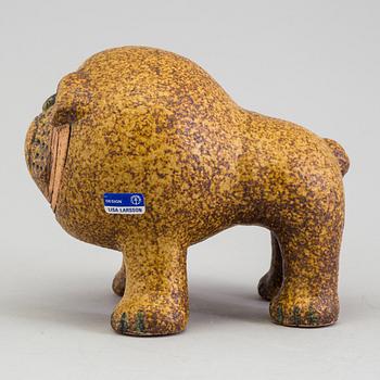 LISA LARSON, figurin, stengods, "Bulldog", Gustavsberg.