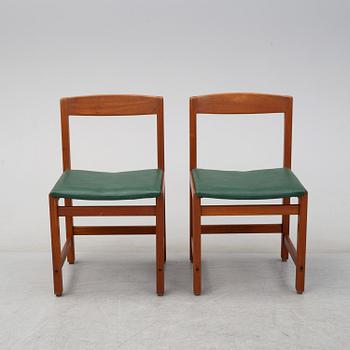 A set of six 'Corona' chairs by Lennart Bender, Illum Bolighus.