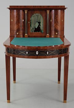 A Swedish Empire writing desk by D. Sehfbom.