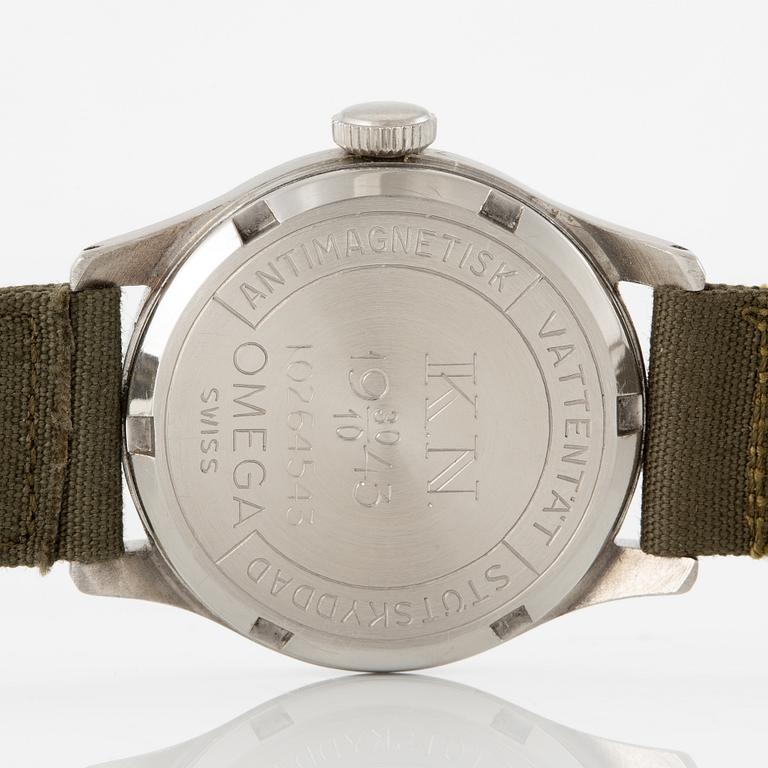 Omega, Officer, wristwatch, 30.5 mm.