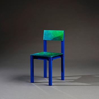 Fredrik Paulsen, a unique chair, "Chair One Open Air, Eternal Vegan Crystals", JOY, 2024.