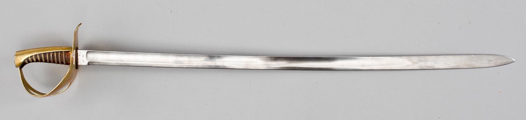 SABEL, Sverige, m/1854 för kavalleriet.