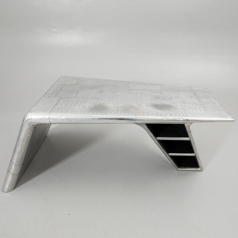 Timothy Oulton, desk “Aviator Blackhawk Valkyrie”, Artwood, 2000s.
