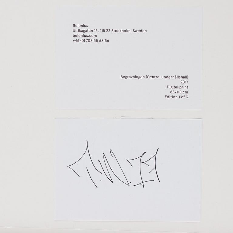 Timothy Wilson, "Begravningen (Central underhållshall)".