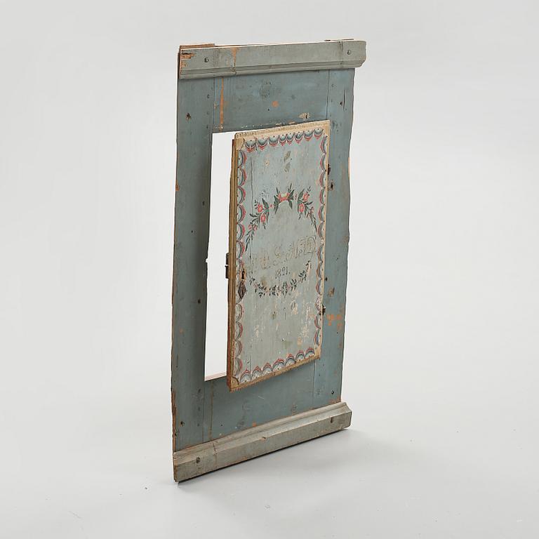 FRONT med LUCKA, allmoge, Jämtland, daterad 1821.