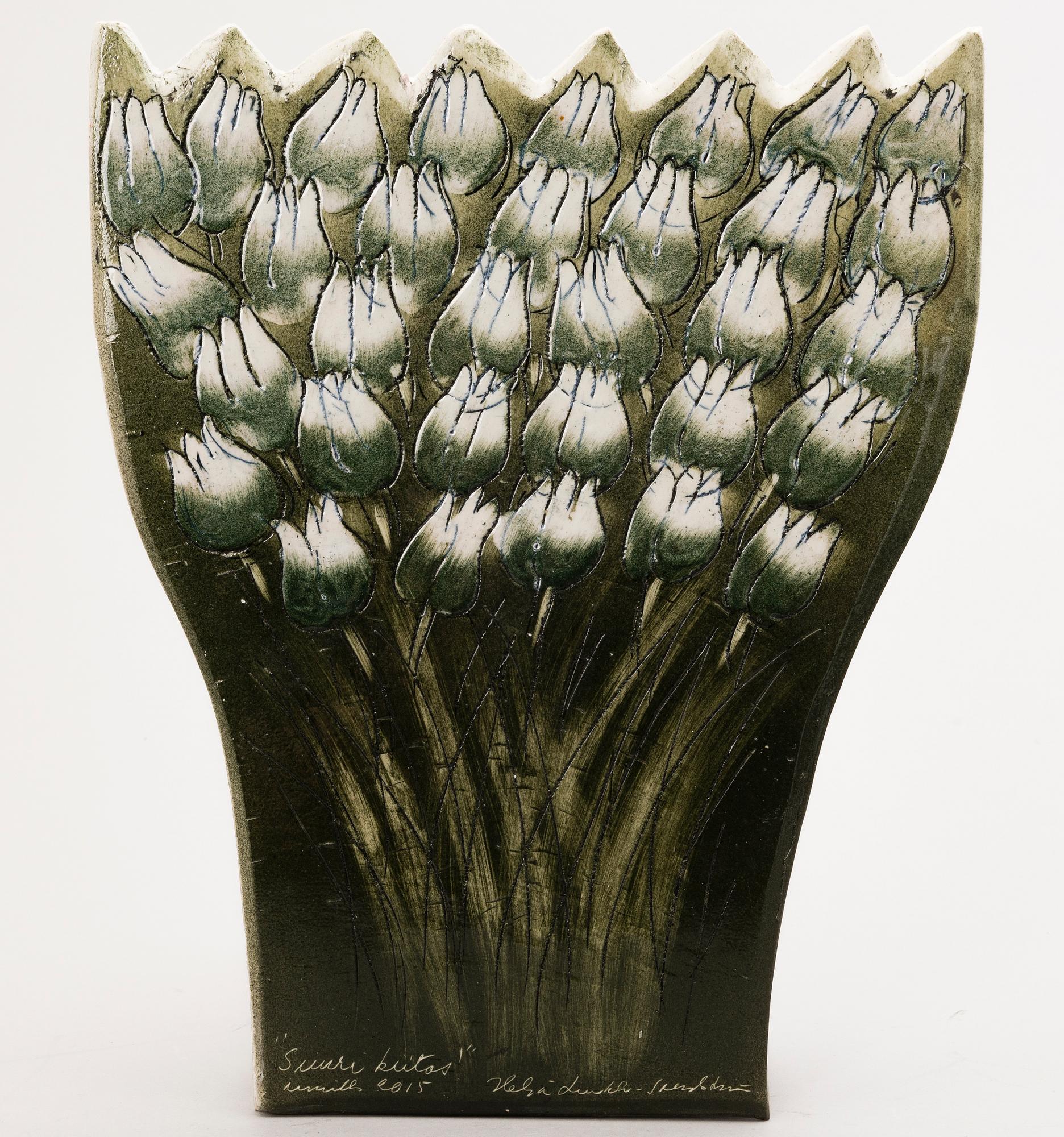 HELJÄ LIUKKO-SUNDSTRÖM, unik relief, signerad Heljä Liukko-Sundström 2015.