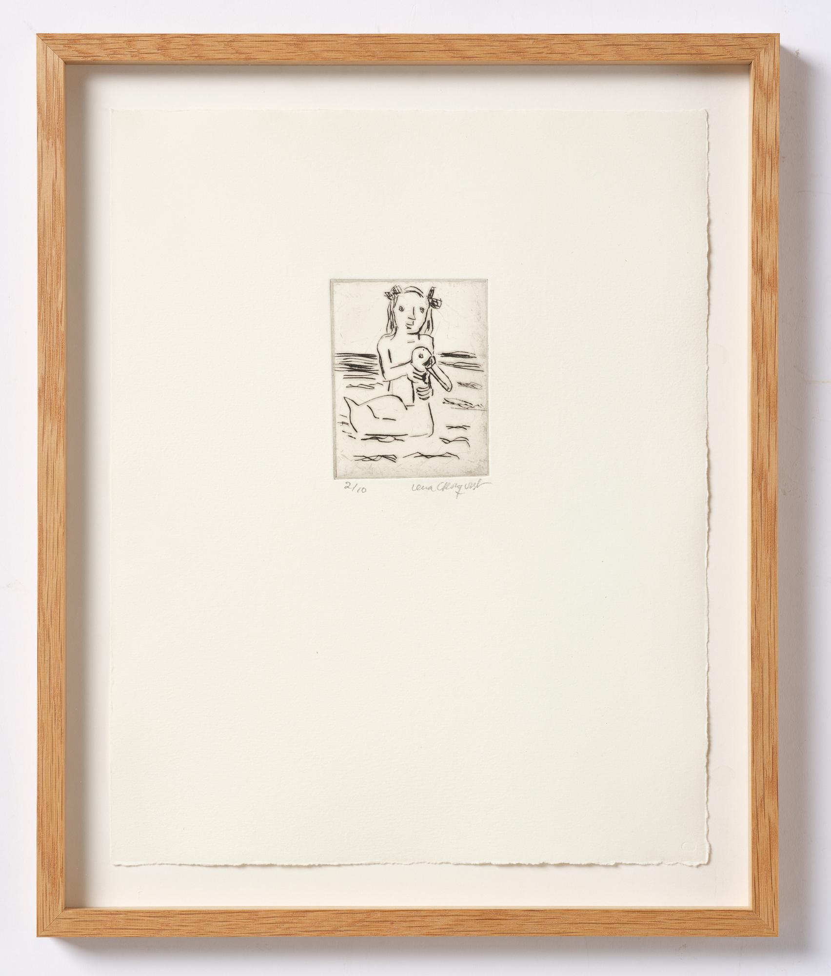Lena Cronqvist, “Flicka och svan IIl (2016)".