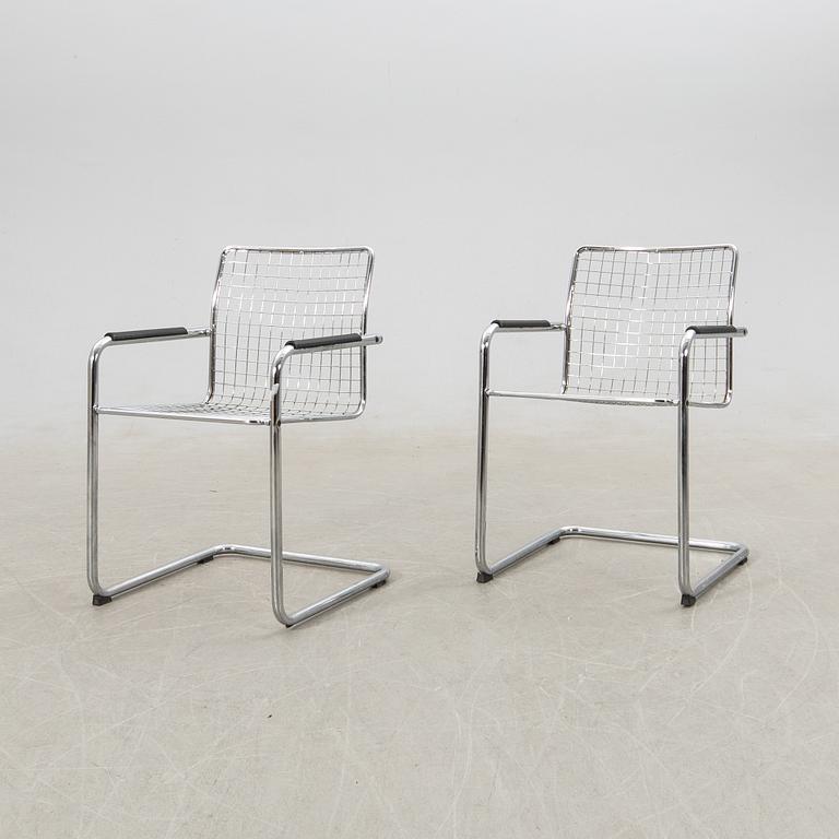 Karmstolar, ett par, 1970-tal.