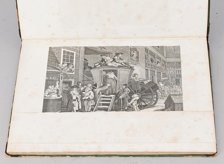 BOK, William Hogarths sämmtliche werke in 1 band, 3te auflage, 1800-talets första hälft.