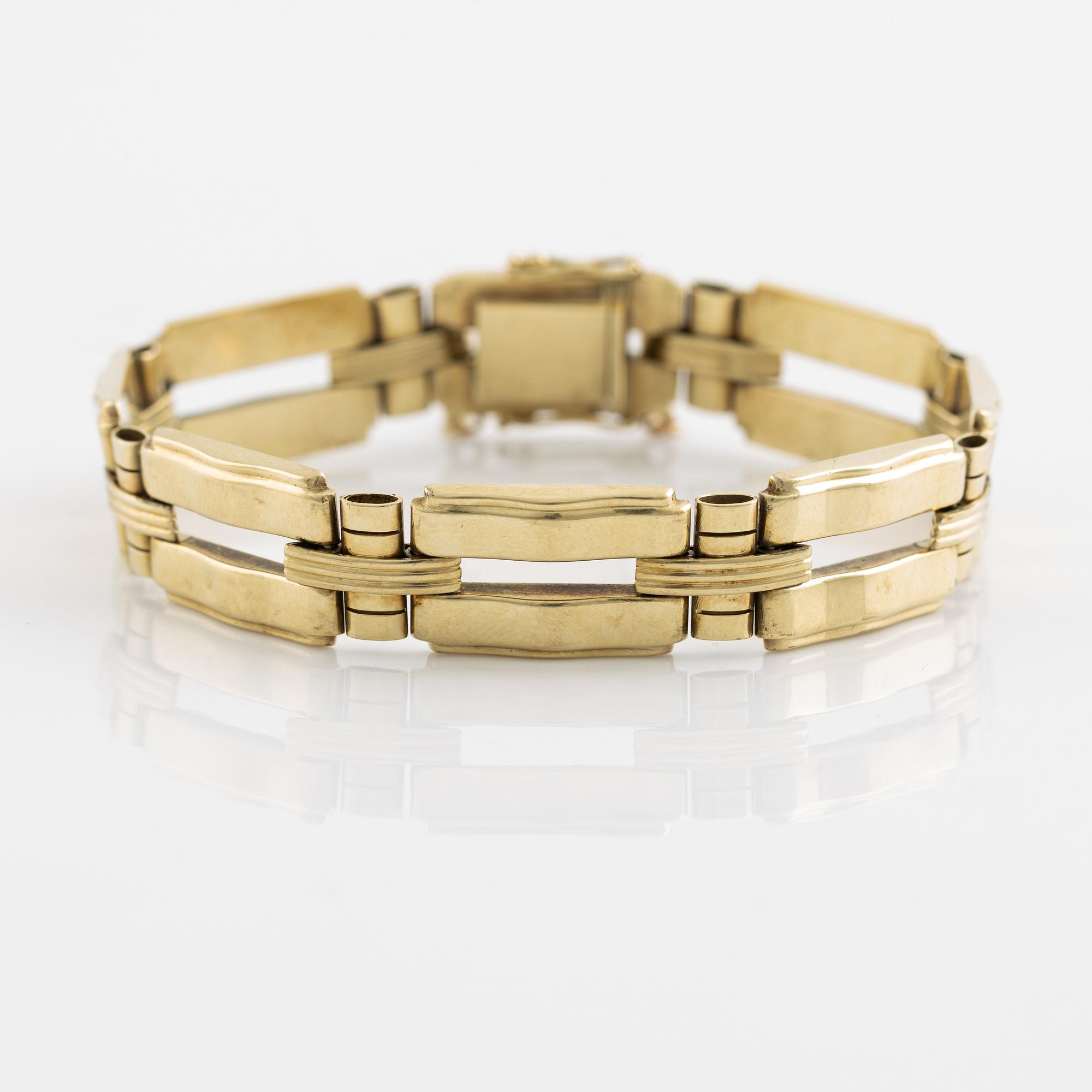 Armband, 14K guld.