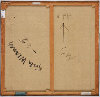 Gösta Werner, "Blå plan".