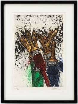 Arman (Armand Pierre Fernandez), "Les manches jaunes".