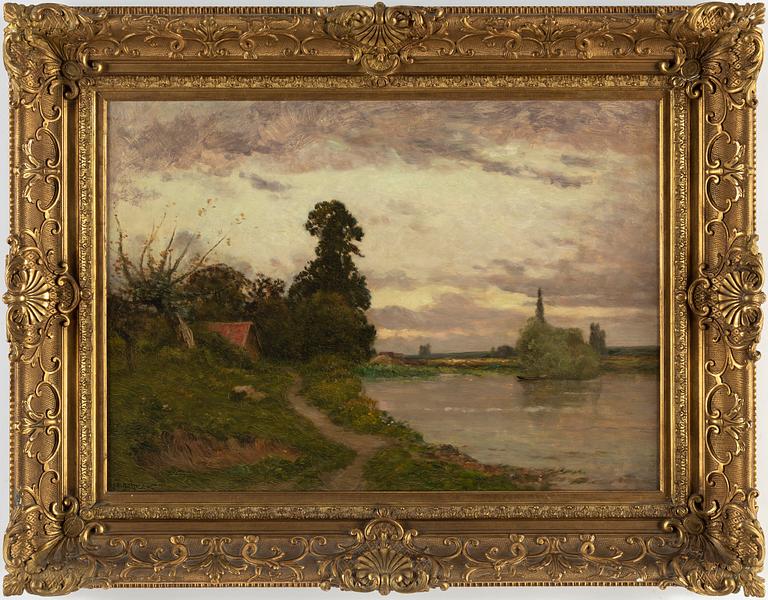 HIPPOLYTE-CAMILLE DELPY, oil on canvas, sigend and dated -05.