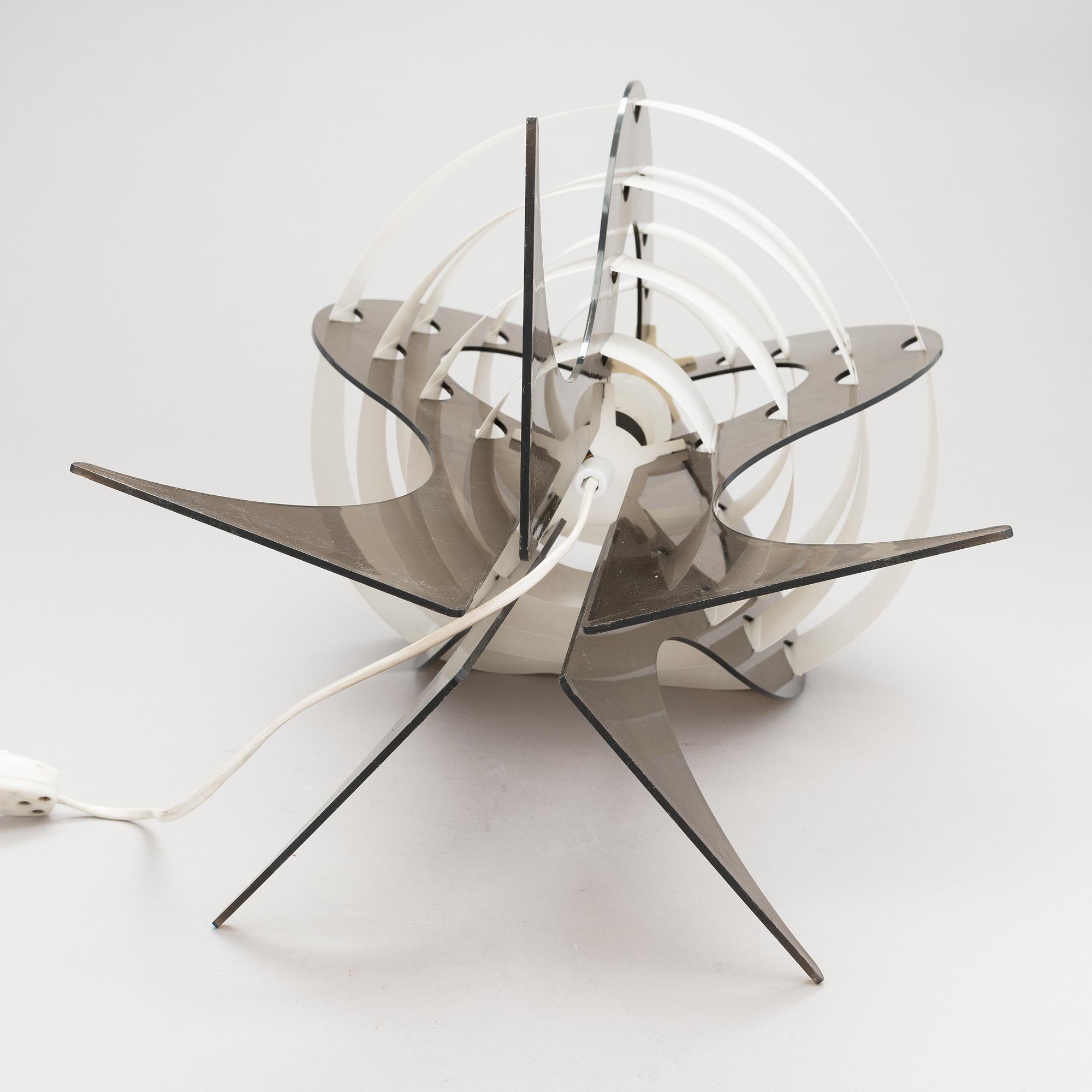 A table lamp, Flemming Brylle & Preben Jacobsen, Denmark latter half of the 20th century.