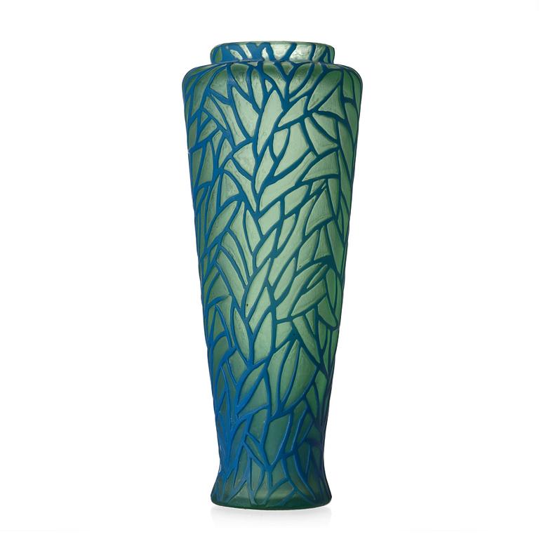 Gunnar Wennerberg, A Gunnar Wennerberg Art Nouveau cameo glass vase, Kosta, Sweden.