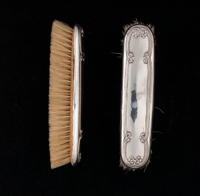 TOILETTISETTI, 6 osaa, hopeaa, Birmingham, 1918-1919.