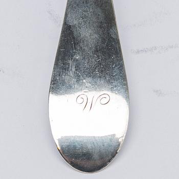 Soup ladle, silver, Malmstedt, Gothenburg, 1794.
