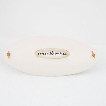 Roger Capron, a dish, Vallauris, France,