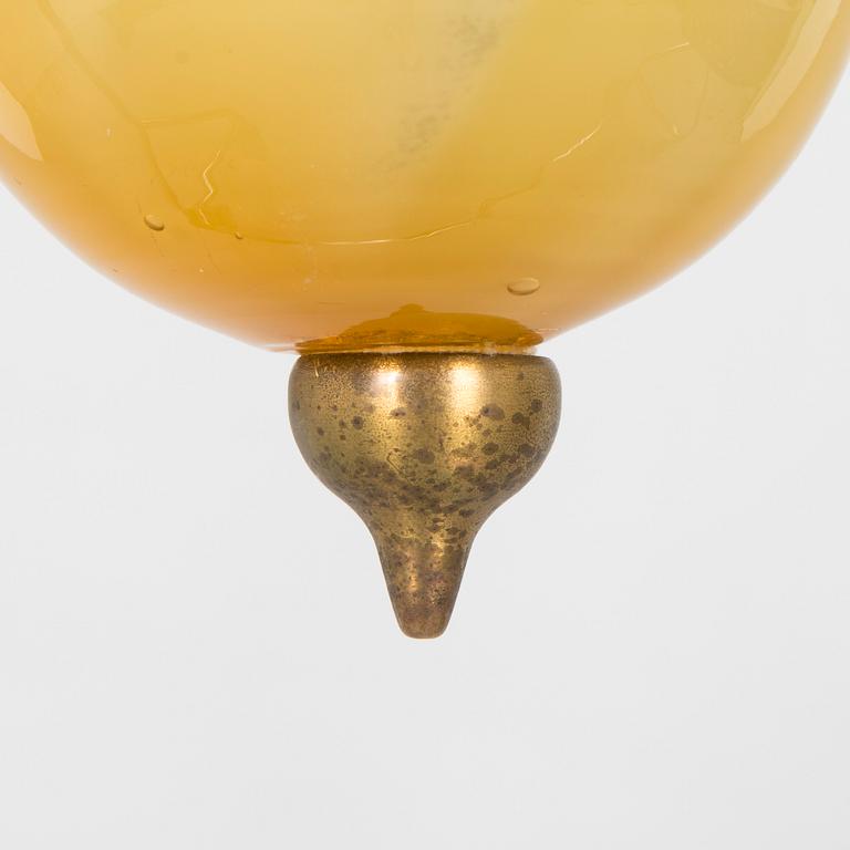 Paavo Tynell och Gunnel Nyman, taklampa, Köklax Glasbruk,  / Taito  1930-tal.