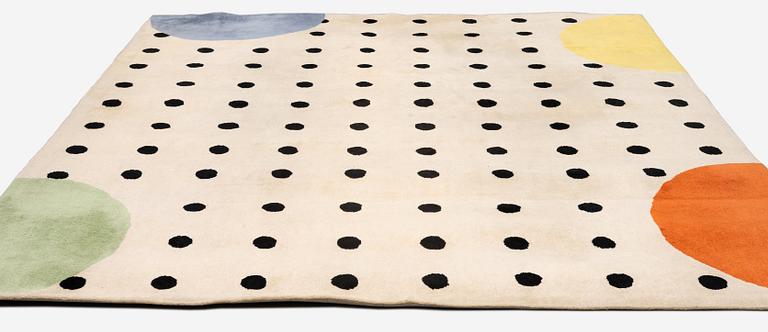 Pia Wallén, a carpet, tufted, Nordiska Galleriet 1986, ca 299 x 255 cm.