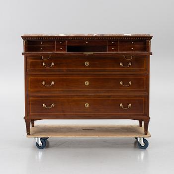 Writing desk, Late Gustavian Stockholm work by Isac Löfgren (master 1804–1816),
