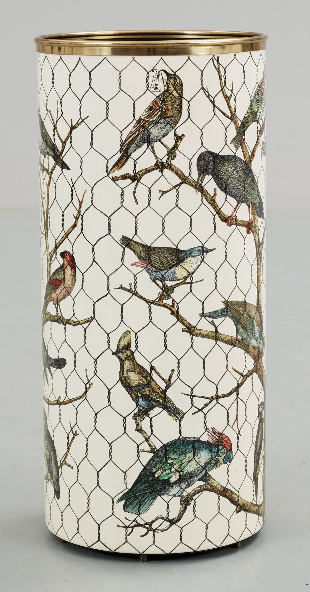 A Piero Fornasetti umbrella stand, Milano, Italy.