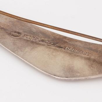 Hans Hansen, brooch, sterling silver, Georg Jensen, Denmark.