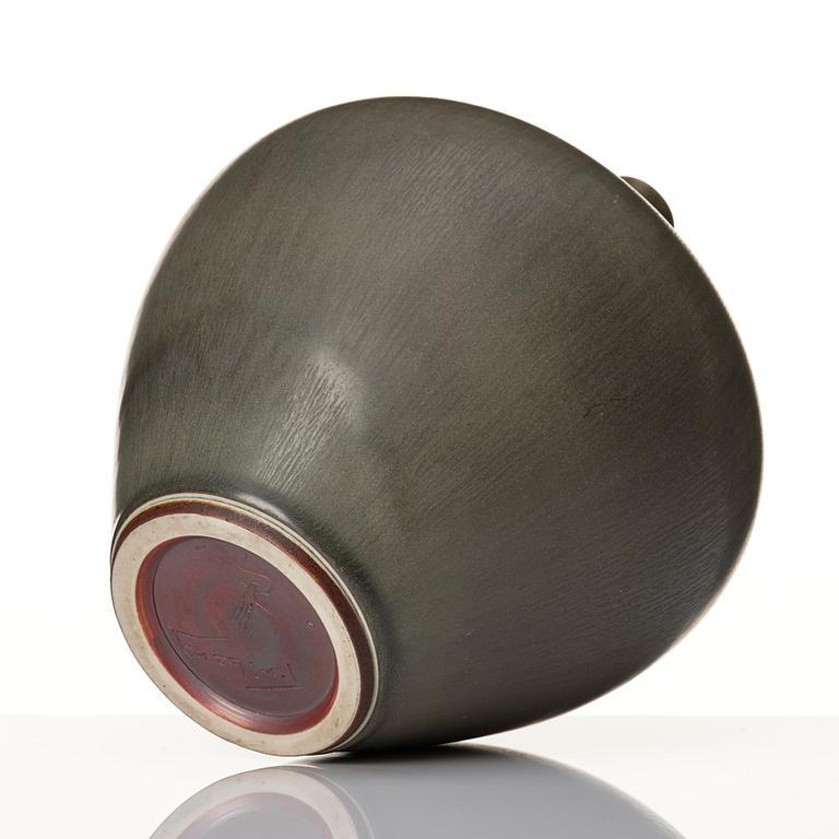 Berndt Friberg, a stoneware vase, Gustavsberg studio, Sweden 1965.