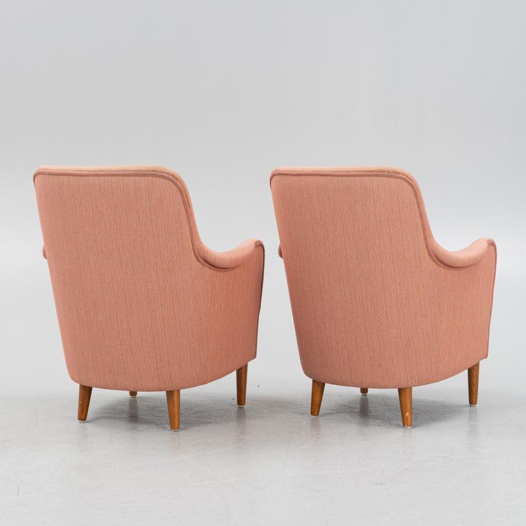 Carl Malmsten, fåtöljer. ett par, "Samsas", AB OH Sjögren, 1900-talets senare del.