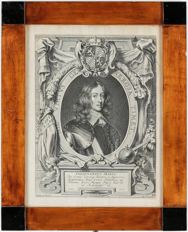 ANSELM (ANSELMUS) VAN HULLE, Efter, kopparstick, 4 st, 1700-tal.