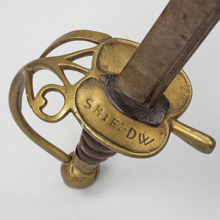 A Danish cavalry sword 1813 pattern.