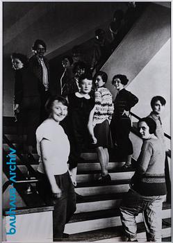 A 21th century poster by 'Bauhausmädels- Bauhaus girls', Bauhaus archiv.